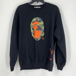 A Bathing Ape Men’s Crew Neck Black Sweatshirt size XL